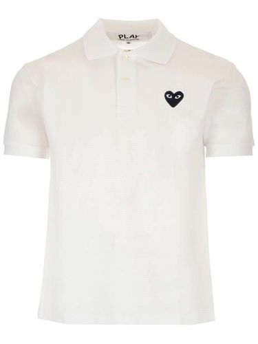 Heart Logo Patch Polo Shirt - Comme des Garçons Play - Modalova