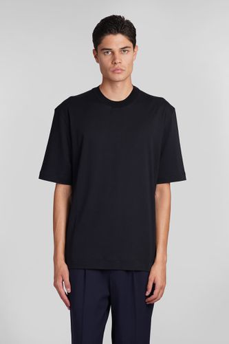 Zegna T-shirt In Blue Cotton - Zegna - Modalova