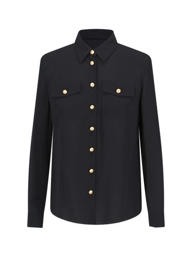 Crepe De Chine Buttoned Shirt - Balmain - Modalova