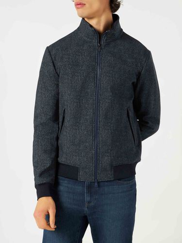 Man Mid-weight Mélange Bomber Jacket - MC2 Saint Barth - Modalova