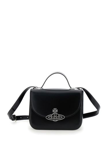 Linda Shoulder Bag With Front Orb Logo In Leather Woman - Vivienne Westwood - Modalova