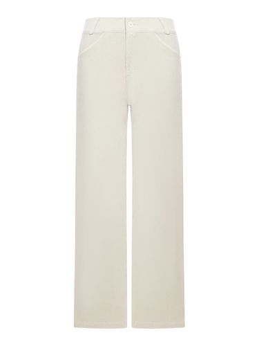 Palazzo Trousers In Stretch Cotton And Viscose Corduroy - Transit - Modalova