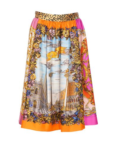 Moschino Scarf Print Skirt - Moschino - Modalova