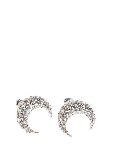 Silver Platted Stud Earring - Marine Serre - Modalova