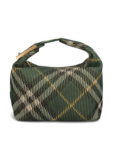Medium Peg Check-pattern Tote Bag - Burberry - Modalova