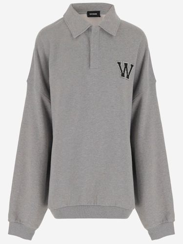 Cotton Sweatshirt With Logo - WE11 DONE - Modalova