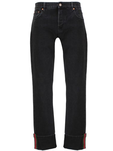 Gucci Wed Detailed Denim Jeans - Gucci - Modalova