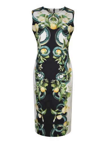 Lemon Print /multicolor Dress - Roberto Cavalli - Modalova
