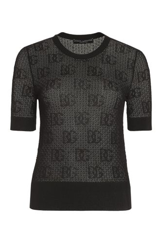 Jacquard Knit T-shirt - Dolce & Gabbana - Modalova