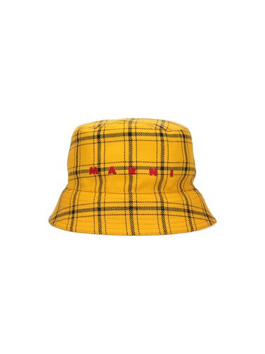 Marni Tartan Bucket Hat - Marni - Modalova