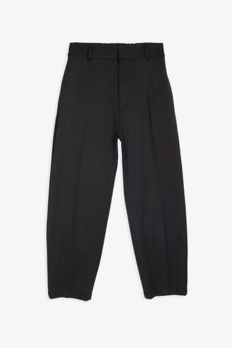 Pantalone Pince Al Fondo Black technical wool trousers with wide leg - Mauro Grifoni - Modalova