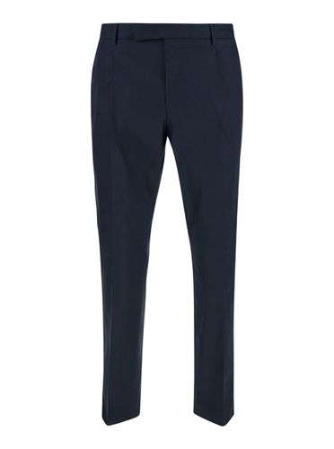 Slim Fit Tailored Trousers In Cotton Blend Man - PT Torino - Modalova