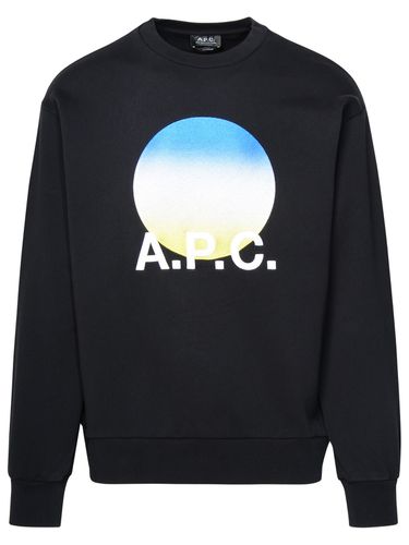 A. P.C. Black Cotton Sweatshirt - A.P.C. - Modalova