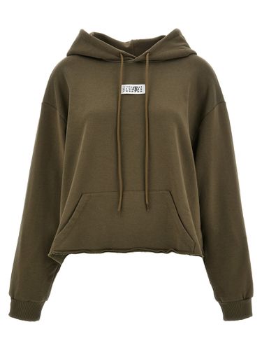 Logo Label Hoodie - MM6 Maison Margiela - Modalova