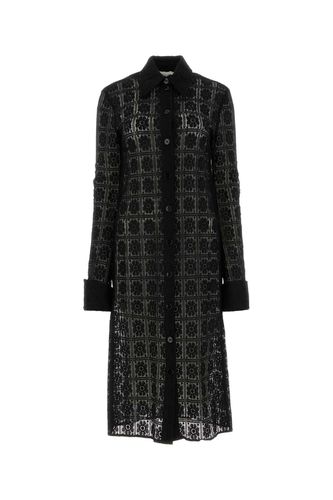 Black Lace Recente Shirt Dress - SportMax - Modalova