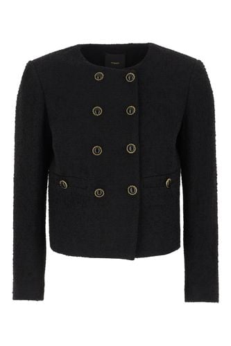 Pinko Black Cotton Blend Blazer - Pinko - Modalova