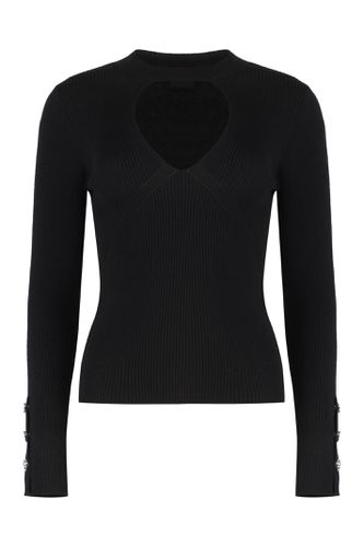 Rabbocco Knitted Wool-blend Top - Pinko - Modalova