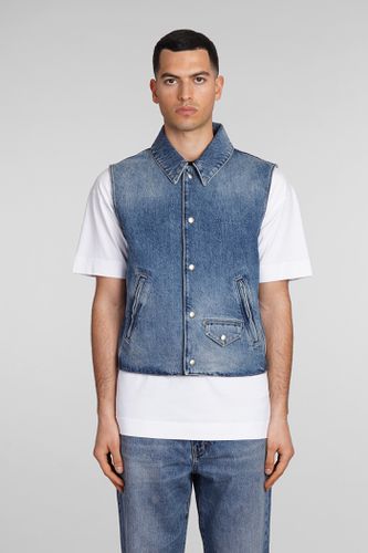 Givenchy Vest In Blue Cotton - Givenchy - Modalova