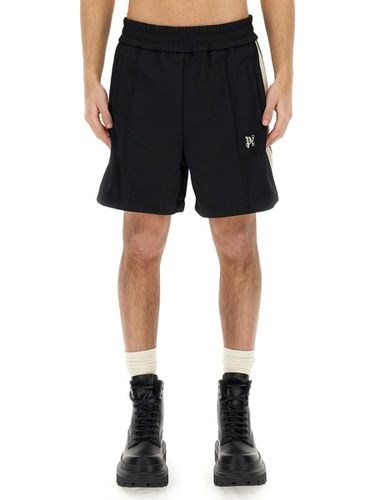 Palm Angels Monogram Bermuda Shorts - Palm Angels - Modalova