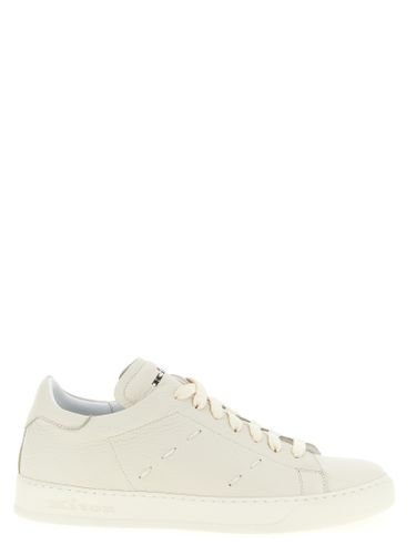 Kiton Leather Sneakers - Kiton - Modalova