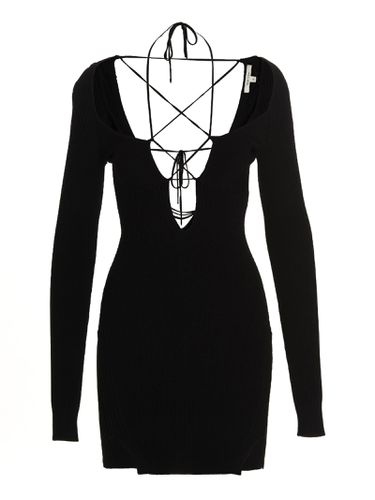 Deep Neckline Minidress - Nensi Dojaka - Modalova