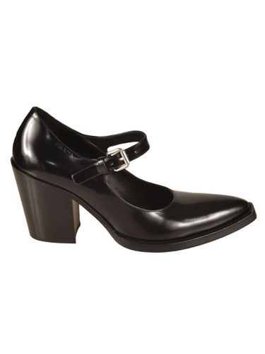 Prada Pointed Toe Block-heel Pumps - Prada - Modalova