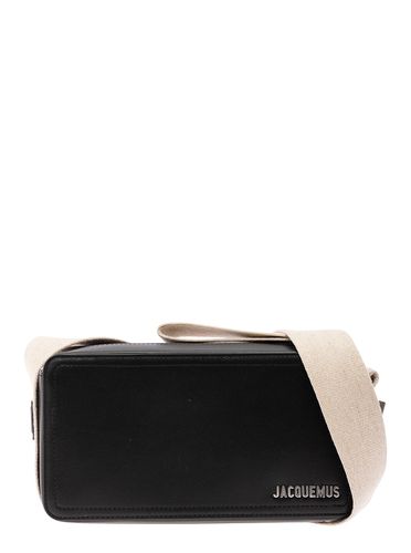 Le Cuerda Horizontal Shoulder Bag With Logo In Relief In Smooth Leather Man - Jacquemus - Modalova