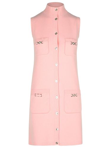 Versace Pink Wool Blend Dress - Versace - Modalova