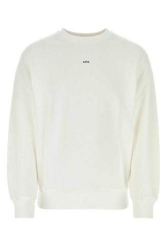 A. P.C. White Cotton Sweatshirt - A.P.C. - Modalova