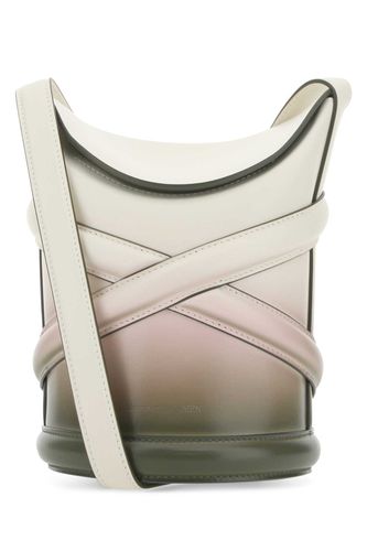 Multicolor Leather The Curve Bucket Bag - Alexander McQueen - Modalova