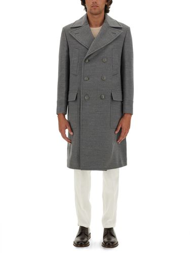 Double-breasted Coat - Brunello Cucinelli - Modalova