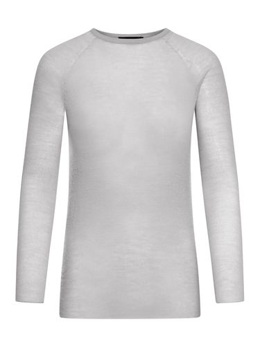 Crewneck Knit Sweater - Roberto Collina - Modalova