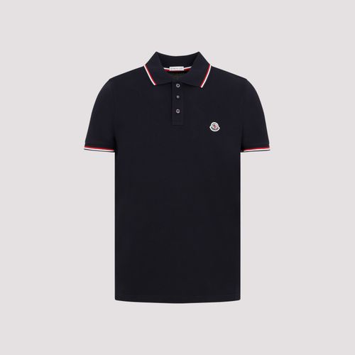 Moncler Ss Polo T-shirt - Moncler - Modalova