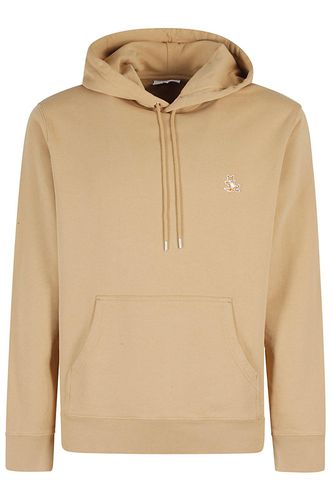 Bold Fox Head Patch Drawstring Hoodie - Maison Kitsuné - Modalova