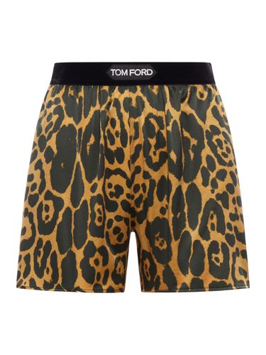 Shorts In Stretch Silk Satin - Tom Ford - Modalova