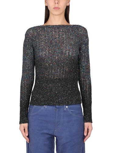 Maison Margiela Sequined Knit Top - Maison Margiela - Modalova