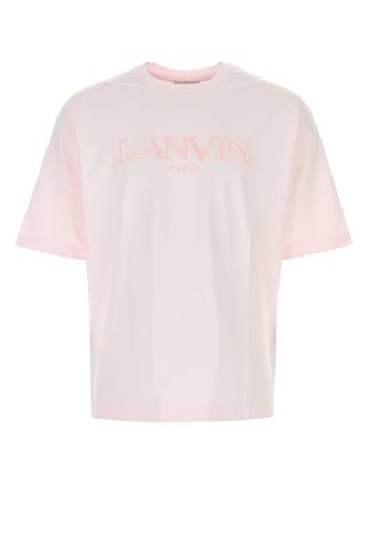 Lanvin Pastel Pink Cotton T-shirt - Lanvin - Modalova