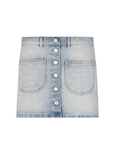 Courrèges Denim Mini Skirt - Courrèges - Modalova