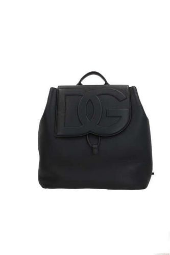 Logo Embossed Backpack - Dolce & Gabbana - Modalova