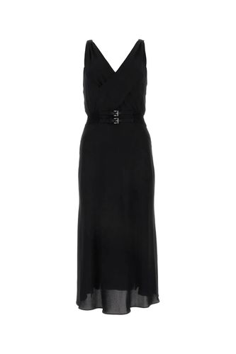 Prada Black Stretch Viscose Dress - Prada - Modalova