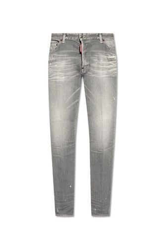 Logo-patch Distressed Jeans - Dsquared2 - Modalova