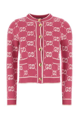 Gucci Embroidered Wool Cardigan - Gucci - Modalova