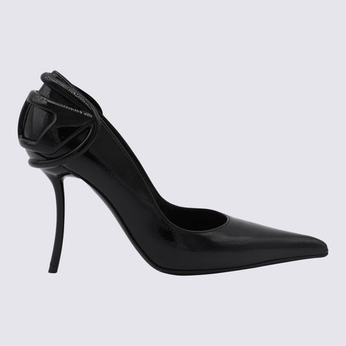 Diesel Black Leather Pumps - Diesel - Modalova