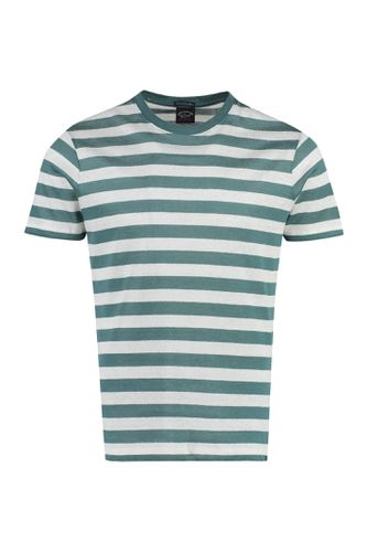 Striped Linen-cotton Blend T-shirt - Paul & Shark - Modalova
