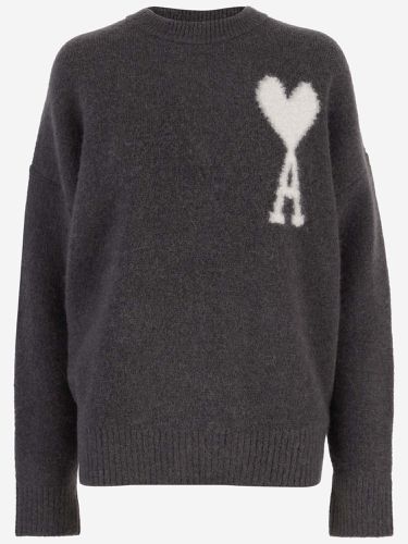 Wool Blend Sweater - Ami Alexandre Mattiussi - Modalova