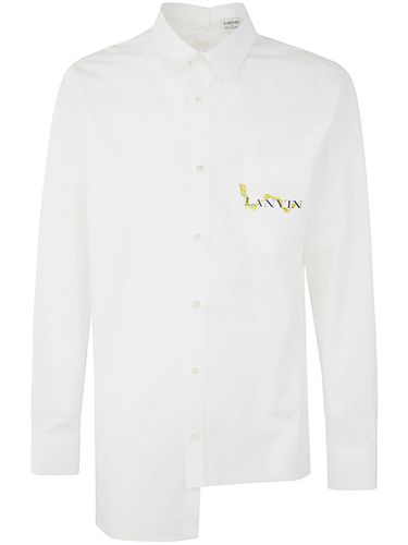 Cny Long Sleeve Asymmetric Shirt - Lanvin - Modalova
