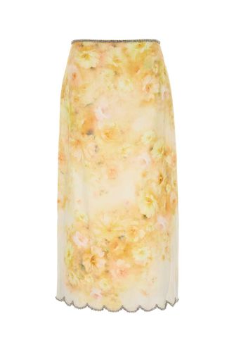 Printed Linen Crush Skirt - Zimmermann - Modalova