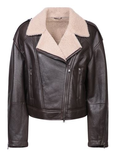 Aviator Shearling Jacket - Brunello Cucinelli - Modalova