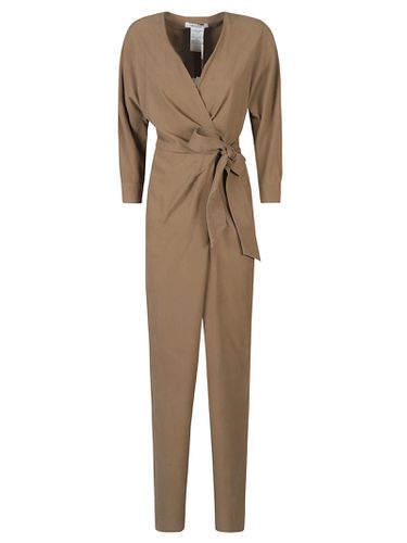 Silk Canvas Jumpsuit Max Mara - Max Mara - Modalova