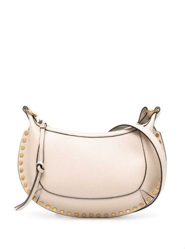 Oskan Moon Beige Shoulder Bag With Studs Detailing In Leather Woman - Isabel Marant - Modalova